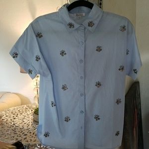NWOT Dizzylissy adorned button up
